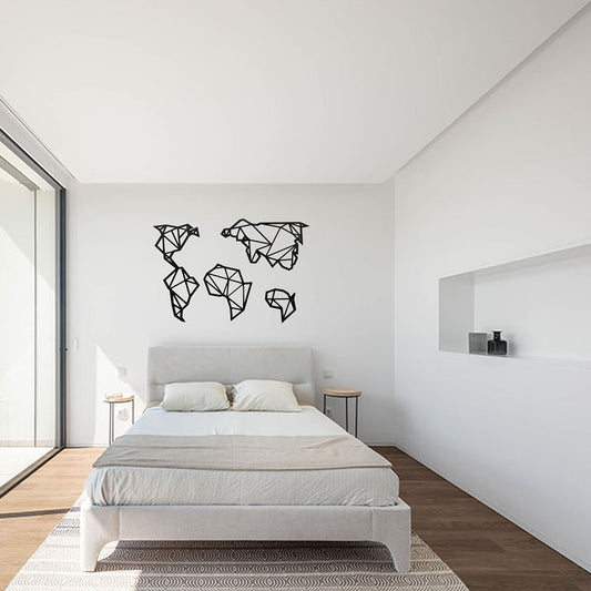 Mapa Mundo Poligonal